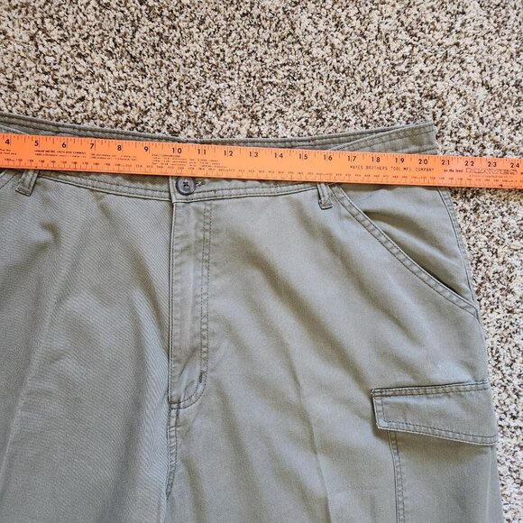 Vintage Polo Jeans Co Ralph Lauren Cargo Pants Mens 40X28 Gray Utility Y2K - Picture 3 of 6
